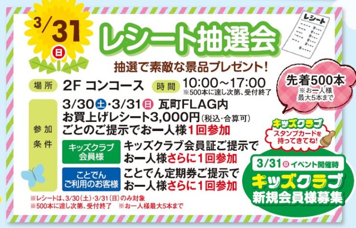 190331レシート抽選会